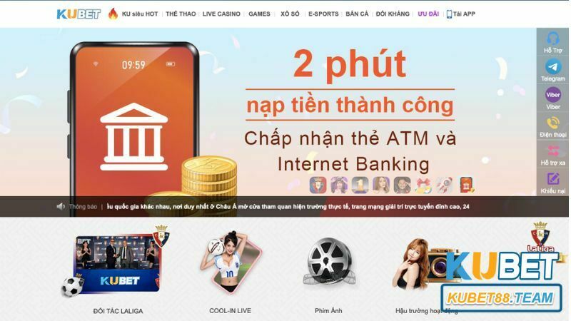 Nạp tiền nhanh và mang đến nhiều lợi ích